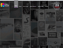 Tablet Screenshot of prideinprintawards.co.nz